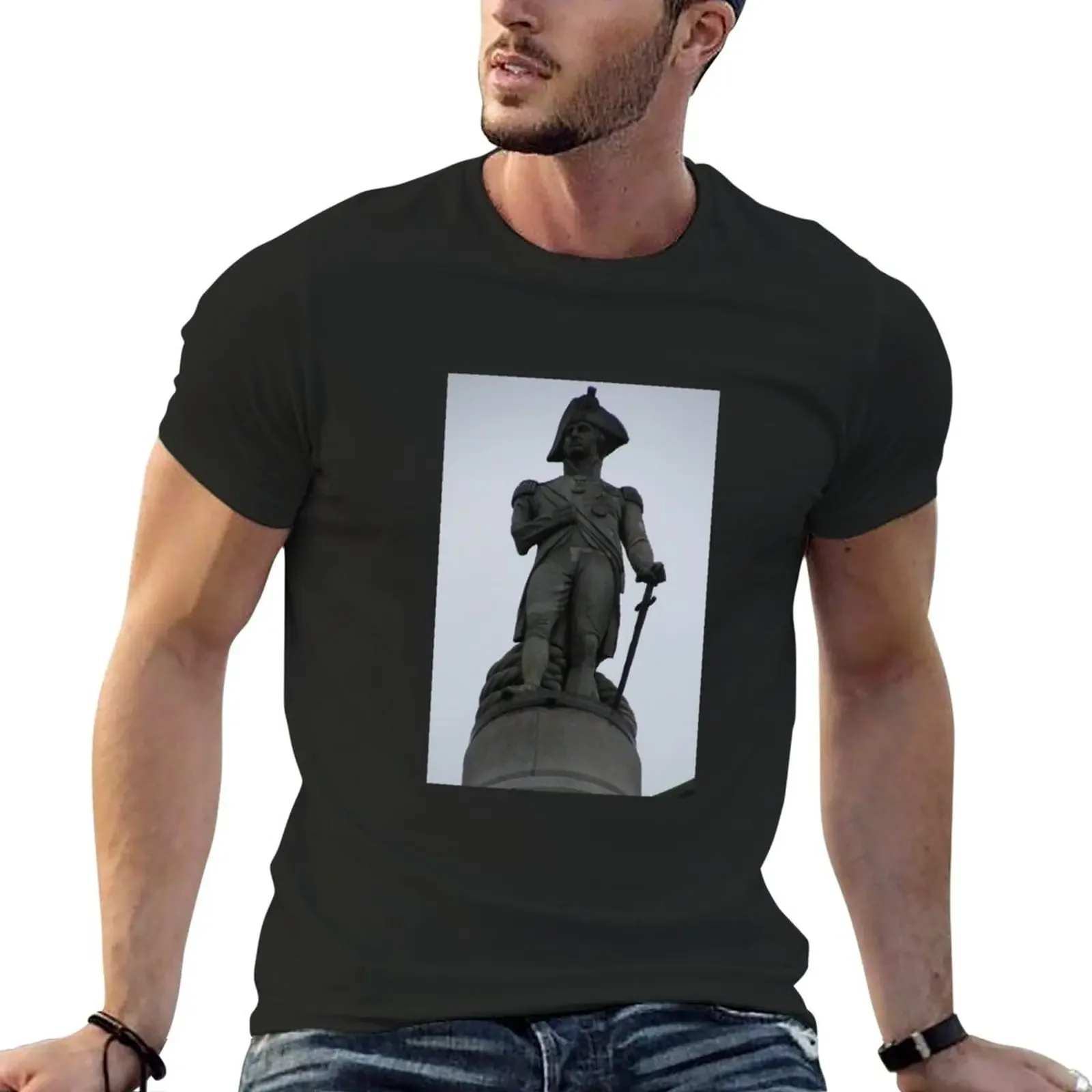 

Nelson's column T-Shirt hippie clothes summer clothes animal prinfor boys mens champion t shirts