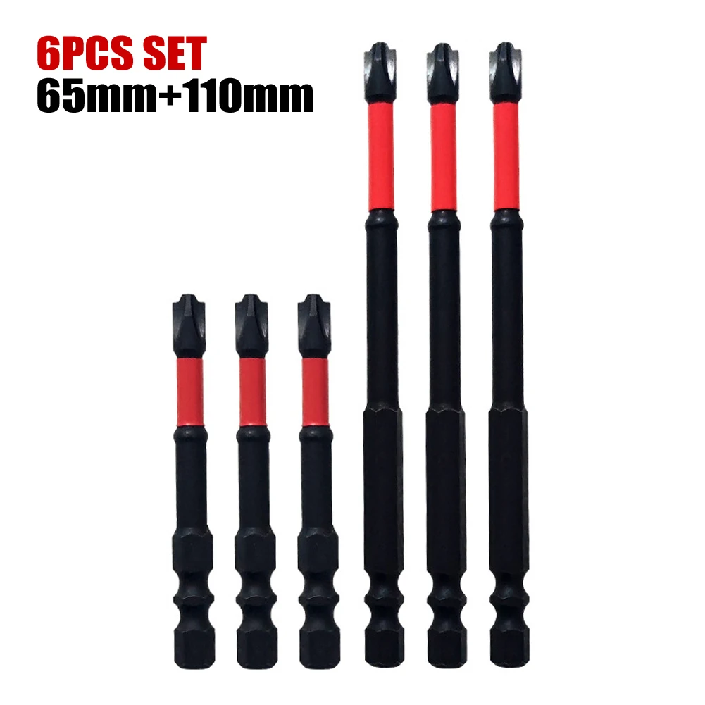 6pcs FPH2 Magnetic Screwdriver Bits Special Slotted Cross Screwdriver Bit For Electrician 65mm 110mm Multi-function Hand Tool
6pcs FPH2 Magnetic Screwdriver Bits Special Slotted Cross Screwdriver Bit For Electrician 65mm 110mm Multi-function Hand Tool