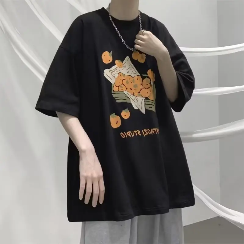 Loose Graphic T Shirts Y2k Tops Clothes Streetwear Breathable T-shirts Pure Cotton Oversized Harajuku Short Sleeve Tee Fashion
Loose Graphic T Shirts Y2k Tops Clothes Streetwear Breathable T-shirts Pure Cotton Oversized Harajuku Short Sleeve Tee Fashion