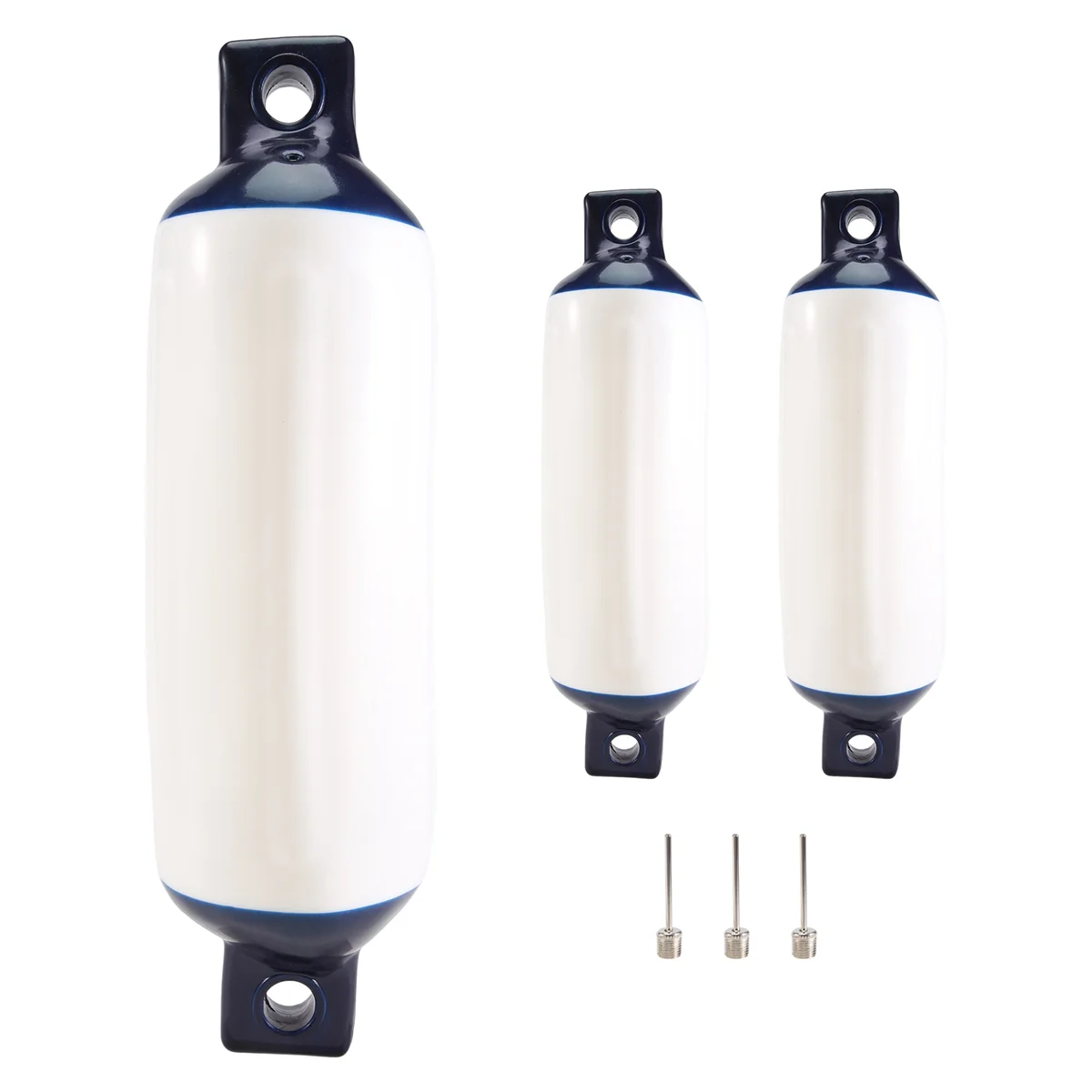 3PCS Inflatable Boat Fender PVC Boat Anchor Bumper Marine Boat Fender for Boat, Sailboat, Cuddy Etc (4.5X16 Inch)
3PCS Inflatable Boat Fender PVC Boat Anchor Bumper Marine Boat Fender for Boat, Sailboat, Cuddy Etc (4.5X16 Inch)