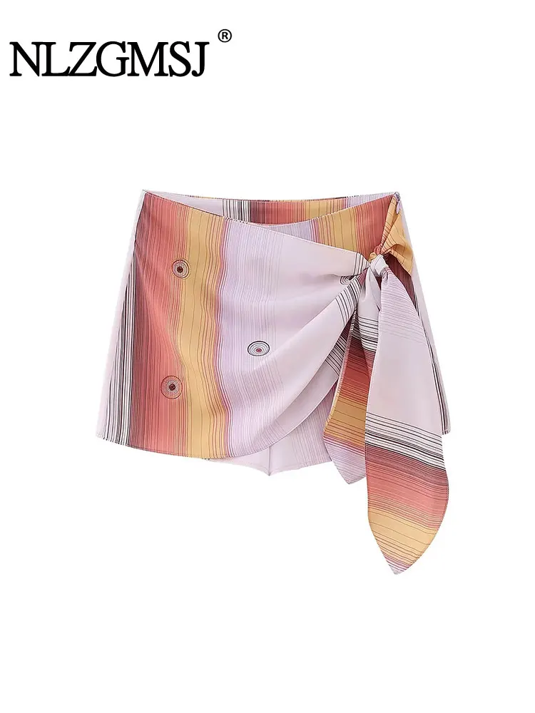 Nlzgmsj TRAF Bow Tie Shiny Women Shorts Skirts 2023 Summer High Waist Asymmetric Skorts Female Short Pants Y2K Thin Shorts
Nlzgmsj TRAF Bow Tie Shiny Women Shorts Skirts 2023 Summer High Waist Asymmetric Skorts Female Short Pants Y2K Thin Shorts
