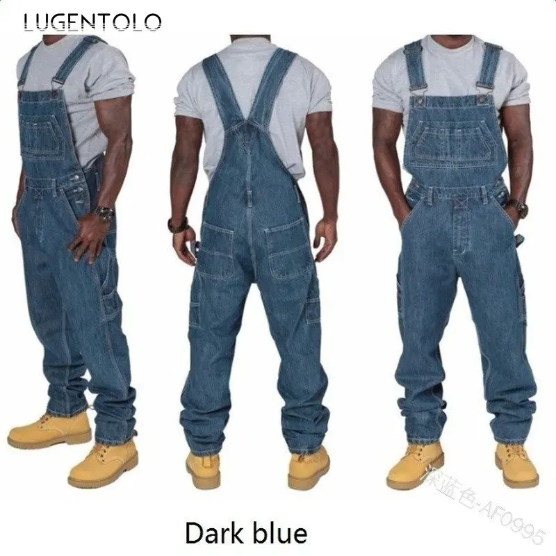 Overalls Jeans Men Large Size Spring Fashion Loose Straight Multi-pocket Loose Denim Trousers
Overalls Jeans Men Large Size Spring Fashion Loose Straight Multi-pocket Loose Denim Trousers