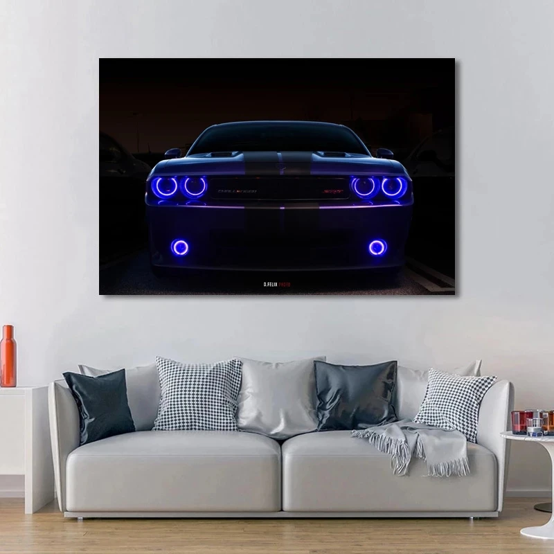 Canvas Wall Art Supercar Dodge Challenger SRT Ange Printed Pictures Poster Paintings Home Decoration Modular Living Room Unframe
Canvas Wall Art Supercar Dodge Challenger SRT Ange Printed Pictures Poster Paintings Home Decoration Modular Living Room Unframe