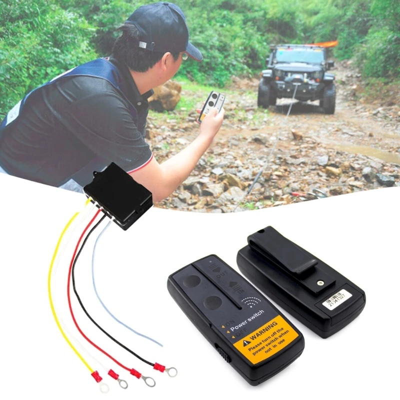 Universal Car Wireless Winch Crane Remote Control Controller 12V 24V 2.4G 50M
Universal Car Wireless Winch Crane Remote Control Controller 12V 24V 2.4G 50M