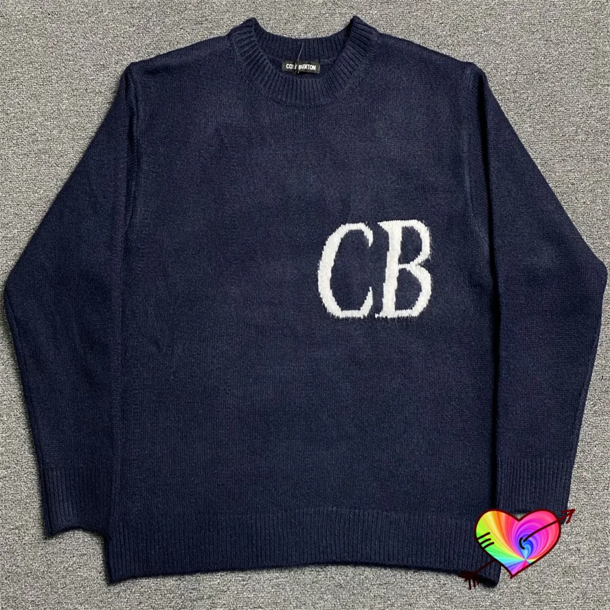 Navy Blue KNIT Cole Buxton CB Logo Sweater Men Women Soft Cole Buxton Sweater Oversized Fit Crewneck Pullovers
Navy Blue KNIT Cole Buxton CB Logo Sweater Men Women Soft Cole Buxton Sweater Oversized Fit Crewneck Pullovers