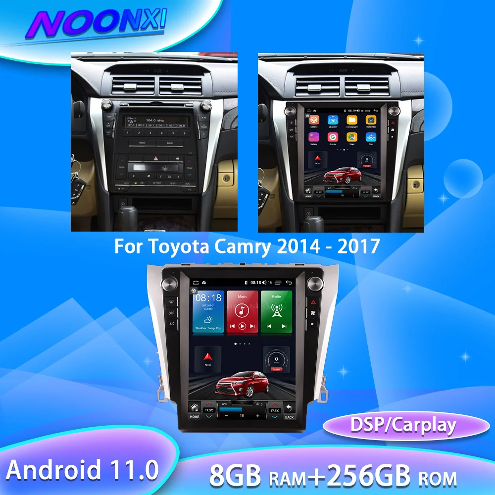8G+256G For Toyota Camry 2014-2017Car Multimedia Player GPS Navigation Video DVD Radio Stereo 2Din Carplay Head Unit Android11.0
8G+256G For Toyota Camry 2014-2017Car Multimedia Player GPS Navigation Video DVD Radio Stereo 2Din Carplay Head Unit Android11.0