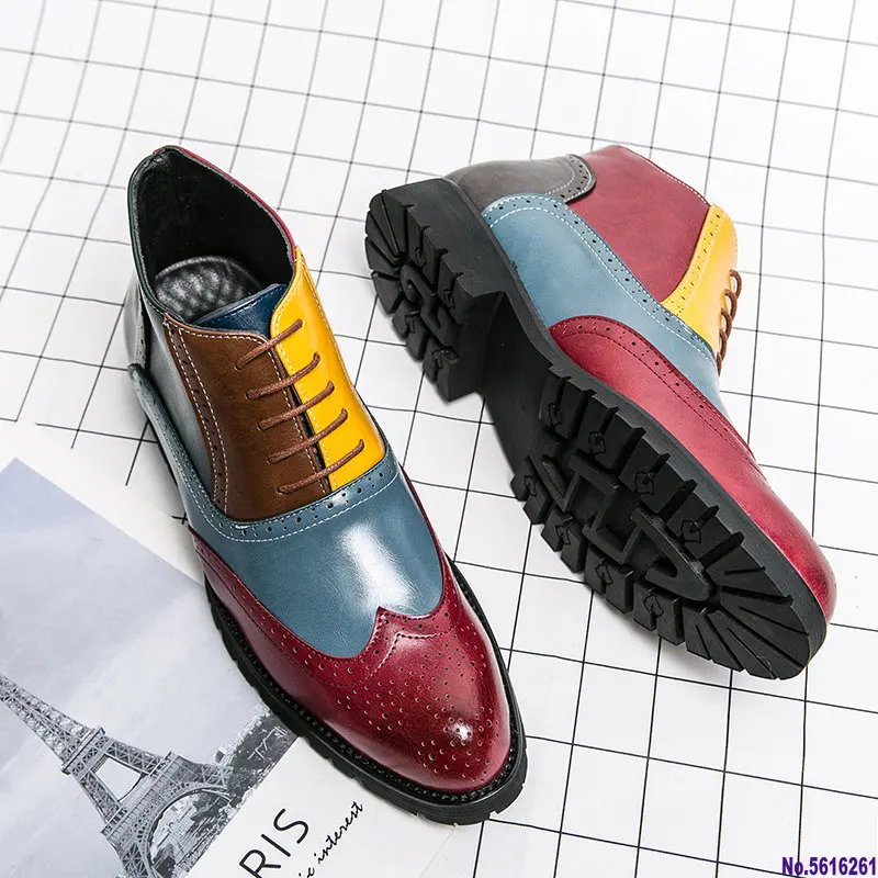 Luxury Brand Colorblock Men's Chelsea Boots Low Top Punk Shoes Men's Casual Leather Nightclub Style Ankle Boots for Men MO-6092
Luxury Brand Colorblock Men's Chelsea Boots Low Top Punk Shoes Men's Casual Leather Nightclub Style Ankle Boots for Men MO-6092