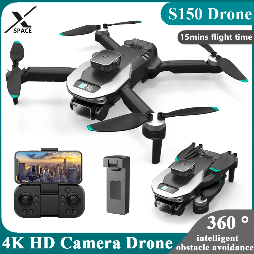 Hot New S150 Drone 4K Professional Dual Camera Obstacle Avoidance Aerial Photography Brushless Foldable Quadcopter 3km Toy Dron
Hot New S150 Drone 4K Professional Dual Camera Obstacle Avoidance Aerial Photography Brushless Foldable Quadcopter 3km Toy Dron
