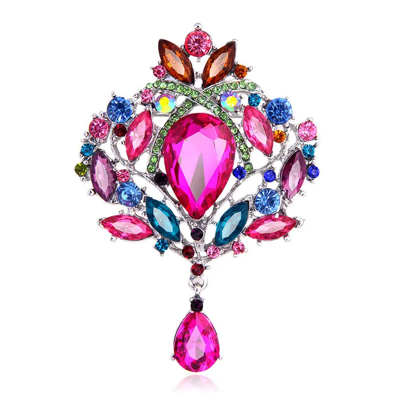 Exaggerated Shiny Glass Rhinestone Brooch Versatile Corsage Ornaments Women's Dress Banquet Clothing Accessories
Exaggerated Shiny Glass Rhinestone Brooch Versatile Corsage Ornaments Women's Dress Banquet Clothing Accessories