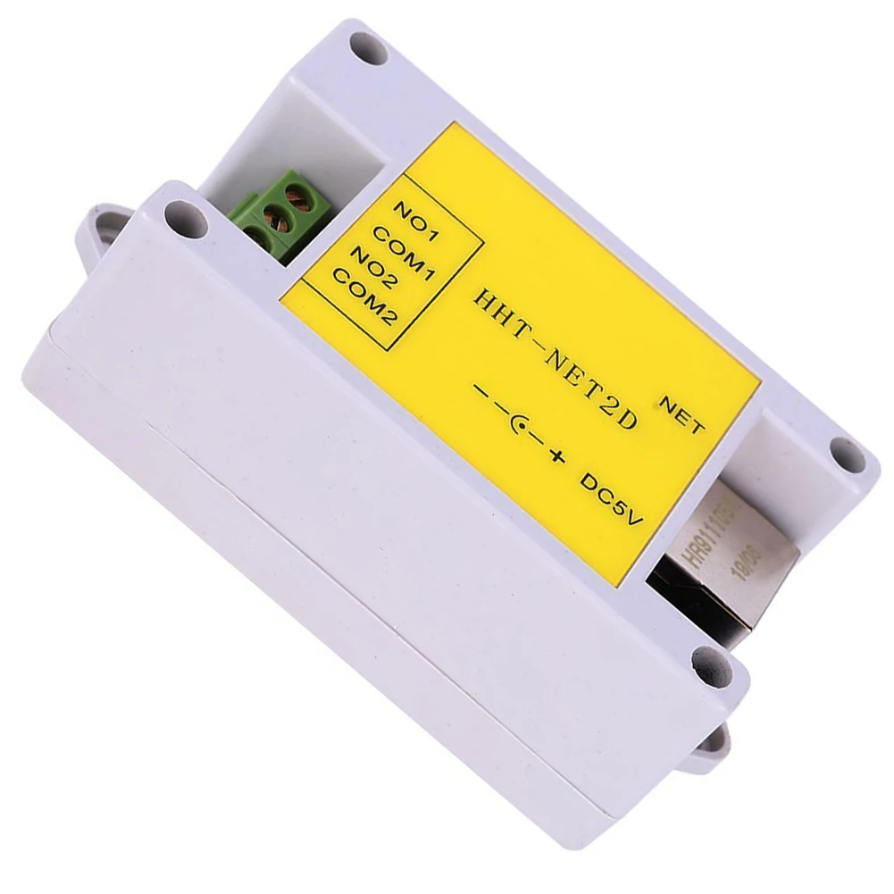 

HHT-NET2D Ethernet IP 2-Channel Relay Board DelaySwitch Control Module Accessories For General Building / Engineering