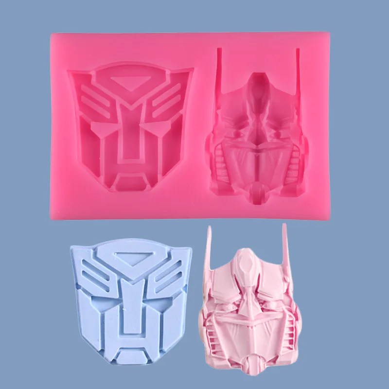 Transformer Robot Fondant Silicone Mold Biscuit Chocolate Mould Ultra-light Clay Mold DIY Cake Decoration Silicone Molds
Transformer Robot Fondant Silicone Mold Biscuit Chocolate Mould Ultra-light Clay Mold DIY Cake Decoration Silicone Molds