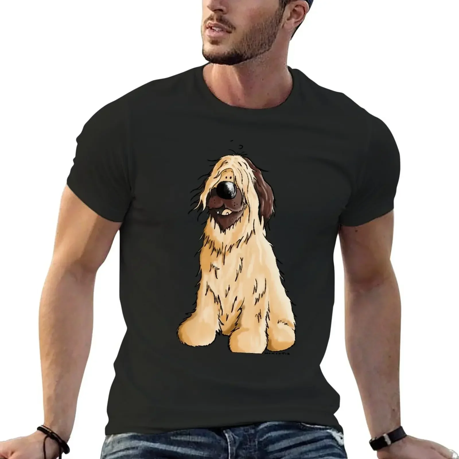 Happy Briard Cartoon T-Shirt plus size tops sports fans vintage clothes heavy weight t shirts for men
Happy Briard Cartoon T-Shirt plus size tops sports fans vintage clothes heavy weight t shirts for men