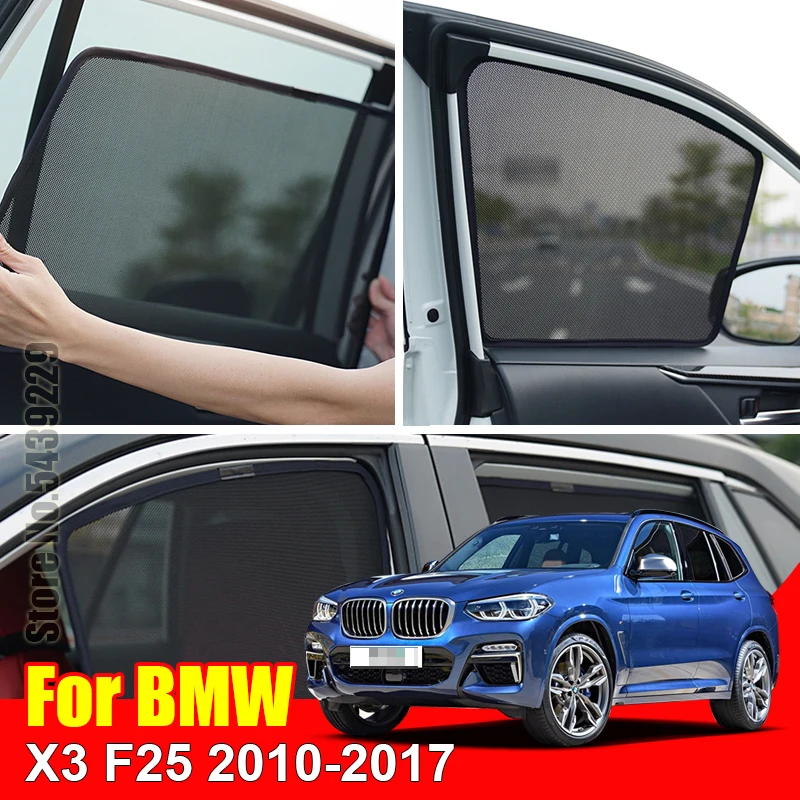 For BMW X3 F25 2010-2017 Car Sun Visor Accessori Window Cover SunShade Curtain Mesh Shade Blind Custom
For BMW X3 F25 2010-2017 Car Sun Visor Accessori Window Cover SunShade Curtain Mesh Shade Blind Custom