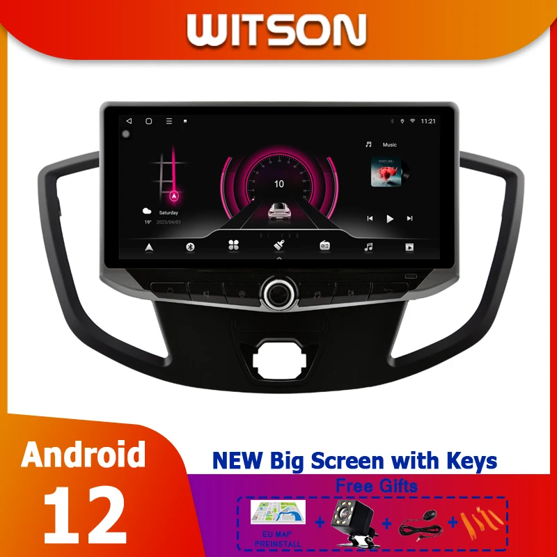WITSON Car Multimedia Button Autoradio FOR FORD TRANSIT 2015-2018 Radio Phone CarPaly Android auto DSP GPS Navigation Player
WITSON Car Multimedia Button Autoradio FOR FORD TRANSIT 2015-2018 Radio Phone CarPaly Android auto DSP GPS Navigation Player