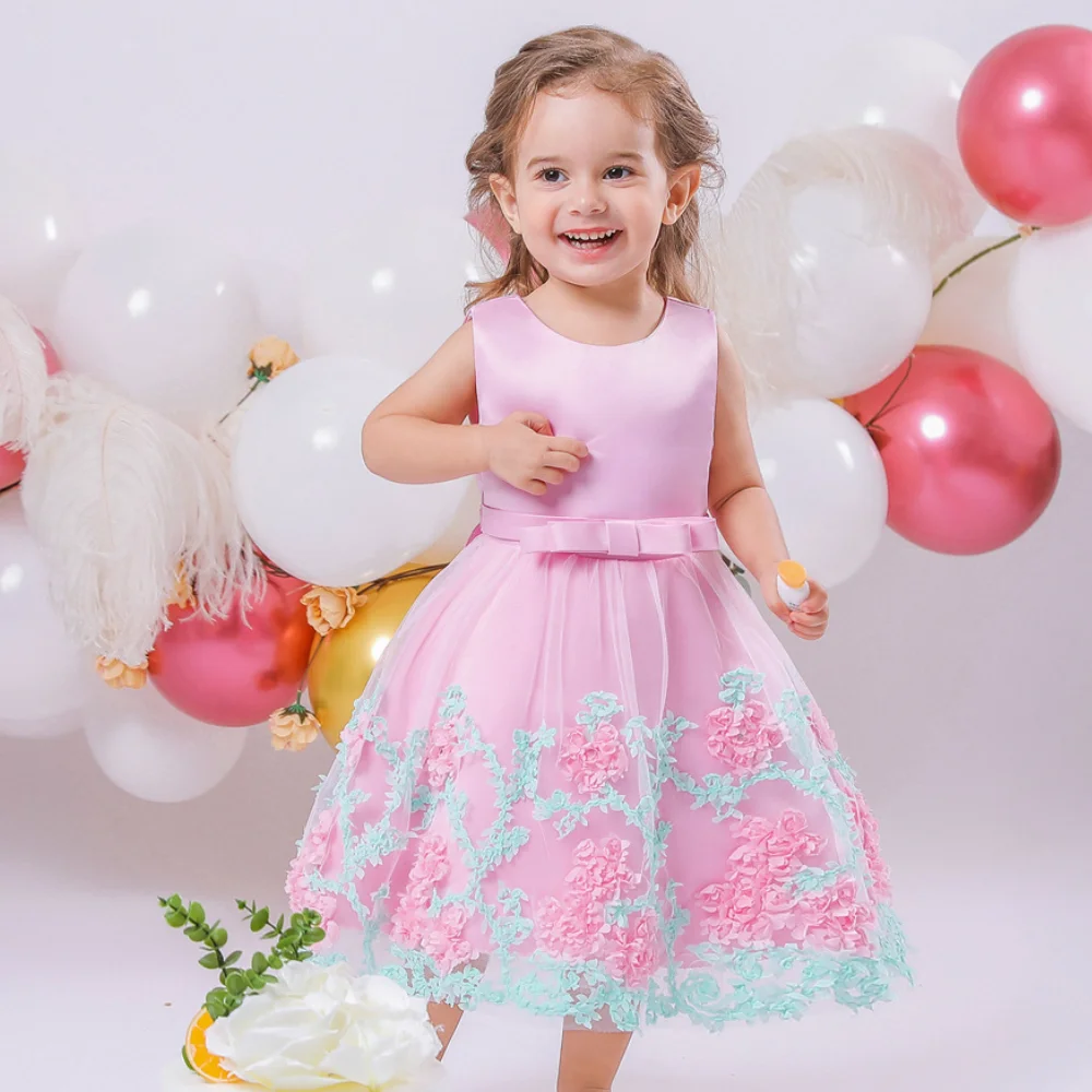 Baby Girl's Flower Brithday Party Dress Toddler Kids Christening Baptism Ball Gown Flower Customes Children Wedding Clothing
Baby Girl's Flower Brithday Party Dress Toddler Kids Christening Baptism Ball Gown Flower Customes Children Wedding Clothing