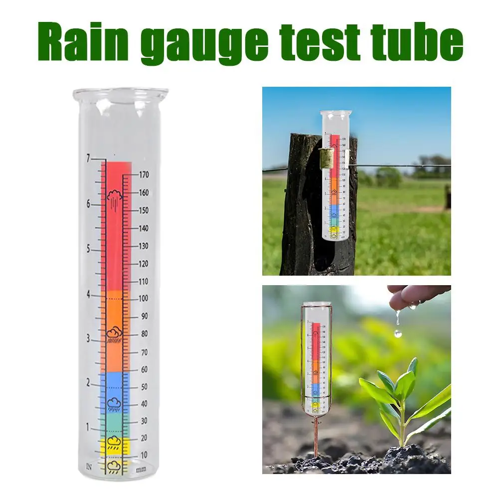 Multifunctional Bicolor Glass Rain Gauge Beautiful Test Tube Flowers Plants For Yard Garden Deck Lawn Landsca I3b0
Multifunctional Bicolor Glass Rain Gauge Beautiful Test Tube Flowers Plants For Yard Garden Deck Lawn Landsca I3b0