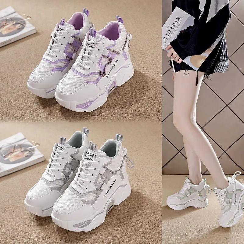 New Women's Sneakers Mesh Breathable Platform Shoes Increase Comfortable Casual Shoes Wedge Vulcanize Shoe Zapatos Para Mujeres
New Women's Sneakers Mesh Breathable Platform Shoes Increase Comfortable Casual Shoes Wedge Vulcanize Shoe Zapatos Para Mujeres