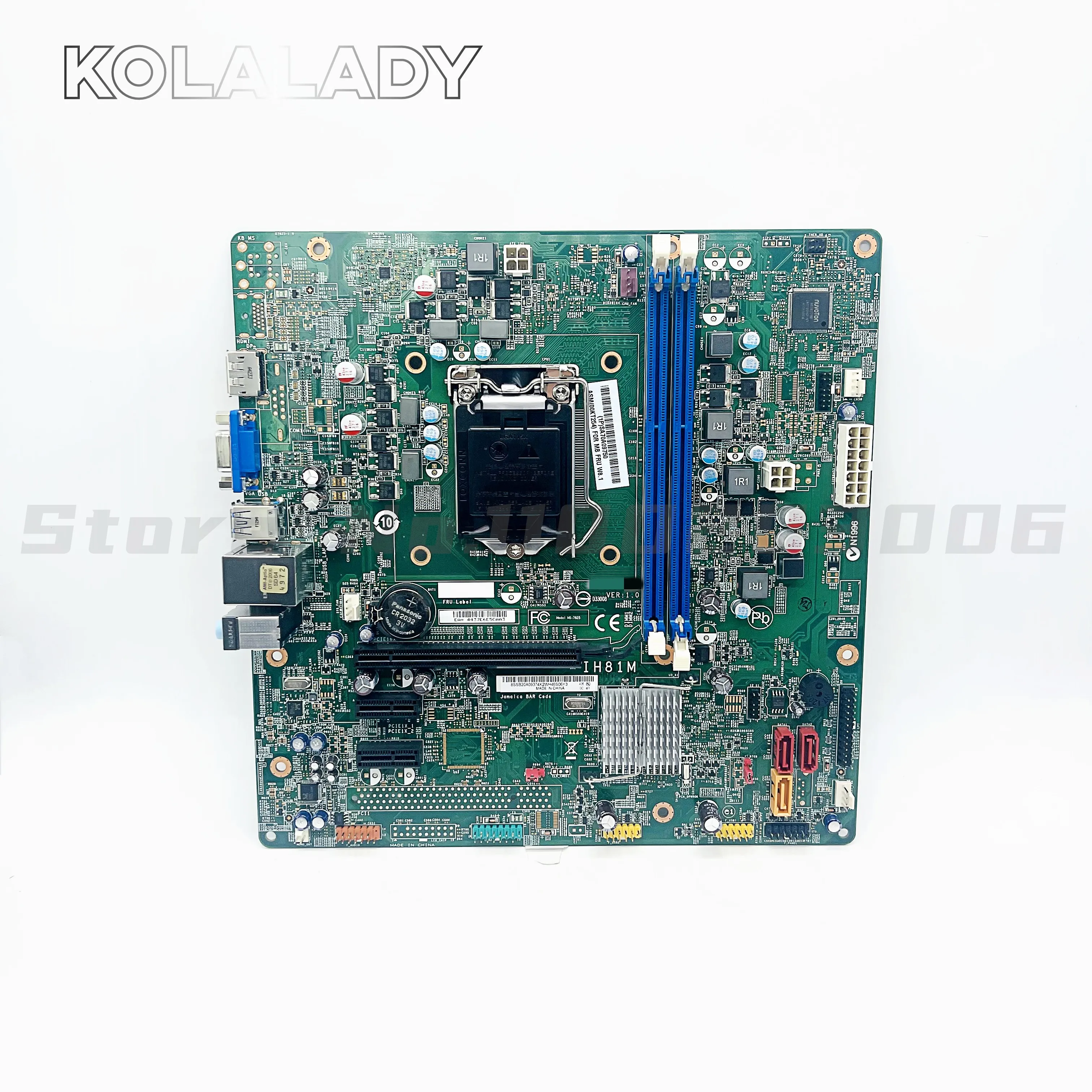 

High quality For Lenovo ThinkCentre E73 IH81M H81 Desktop motherboard DDR3 100% Fully Tested FRU:03T7161 00KT254 00KT255 00KT257