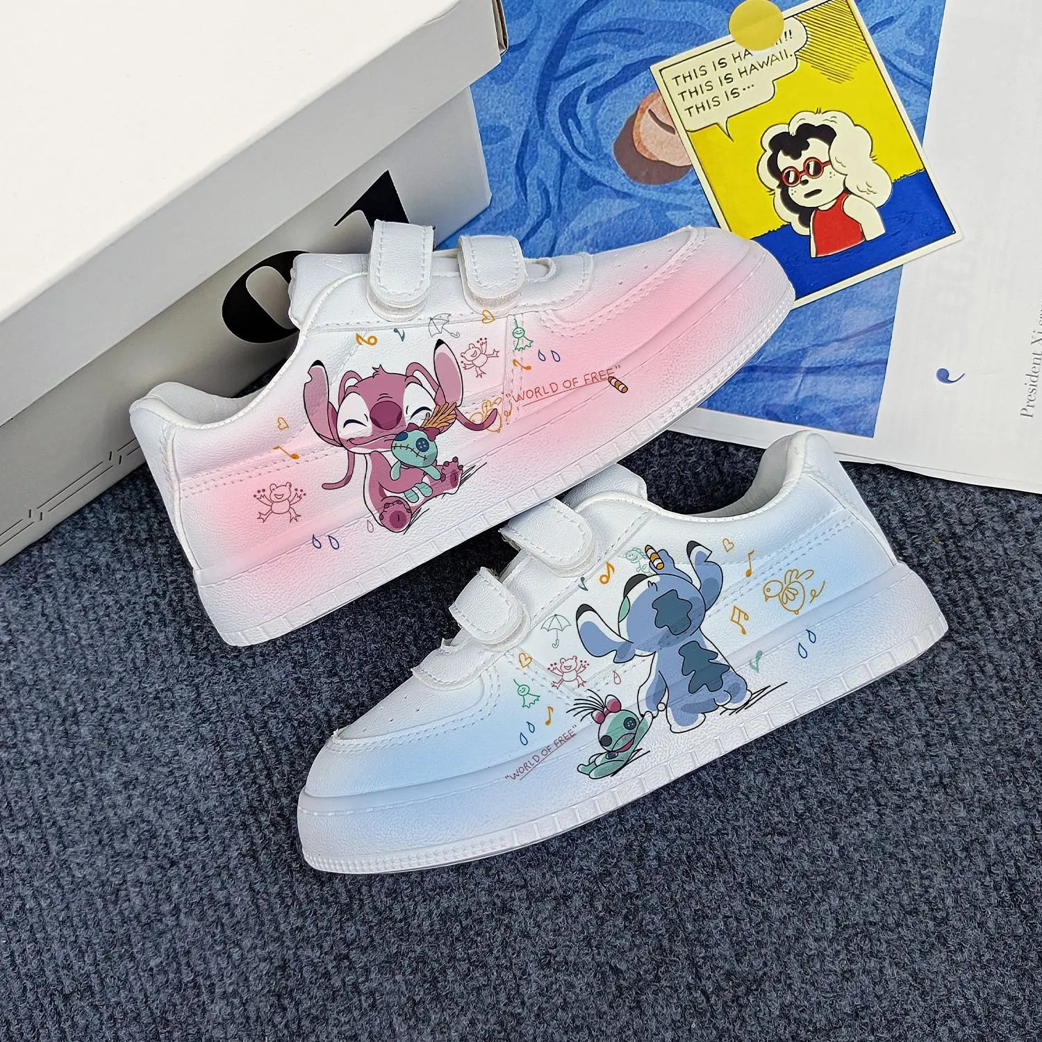 Lilo & Stitch Children Shoes Cartoon Winter Child Sneakers Women High-Top Shoes Campus White Shoes Casual Sports Shoes Gifts
Lilo & Stitch Children Shoes Cartoon Winter Child Sneakers Women High-Top Shoes Campus White Shoes Casual Sports Shoes Gifts