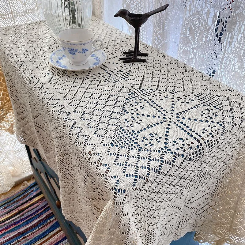 European Lace Tablecloth Table Flag American Pastoral Retro Cotton Thread Crochet Tablecloth TV Cabinet Tea Table Cover Towel
European Lace Tablecloth Table Flag American Pastoral Retro Cotton Thread Crochet Tablecloth TV Cabinet Tea Table Cover Towel