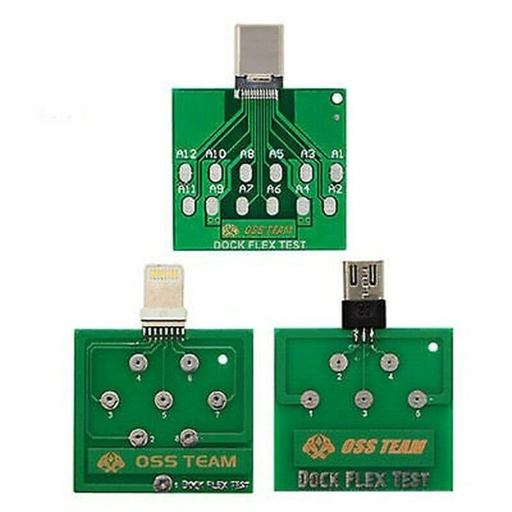 3pcs/lot Micro Dock Flex Test Board USB Type-C U2 Battery Power Charging Port Test Board For iPhone Android Phone
3pcs/lot Micro Dock Flex Test Board USB Type-C U2 Battery Power Charging Port Test Board For iPhone Android Phone