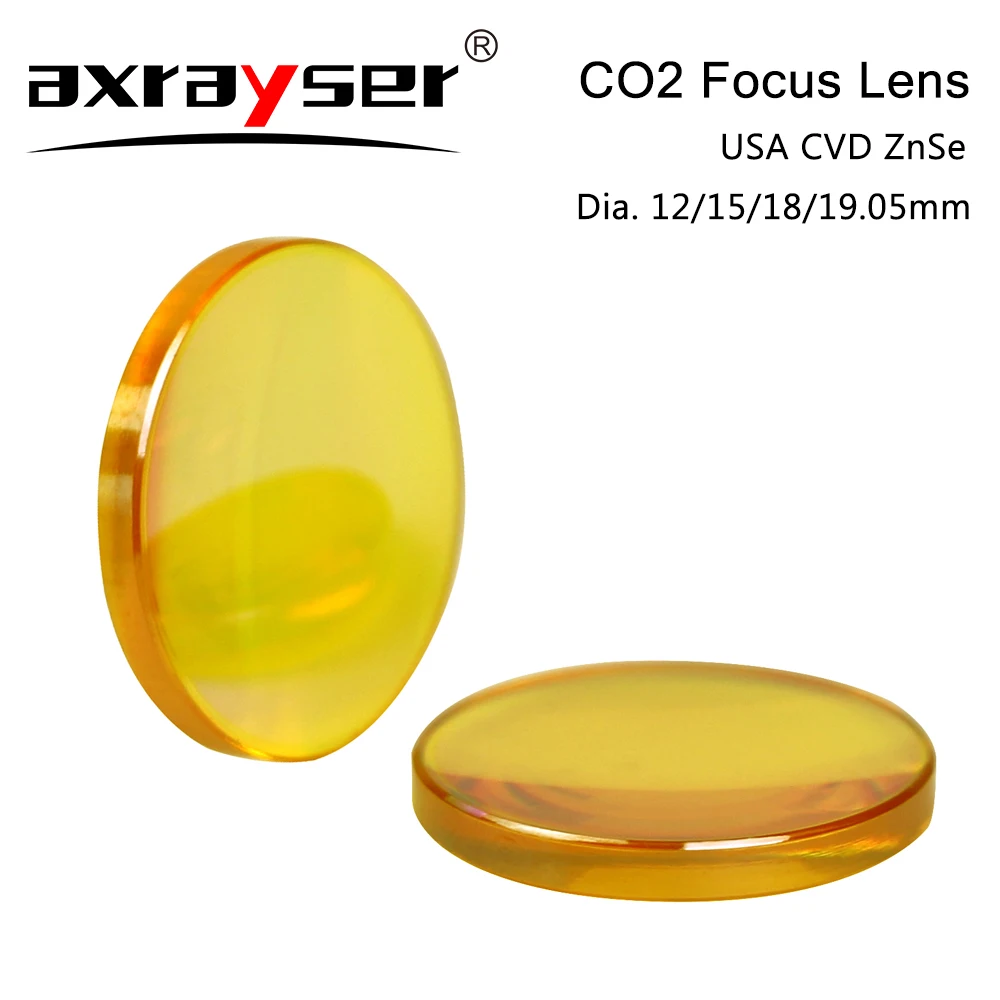 CO2 Laser Focus Lens USA CVD ZnSe Dia.18/19.05/20mm for Laser Machine Cutting Engraving Parts
CO2 Laser Focus Lens USA CVD ZnSe Dia.18/19.05/20mm for Laser Machine Cutting Engraving Parts