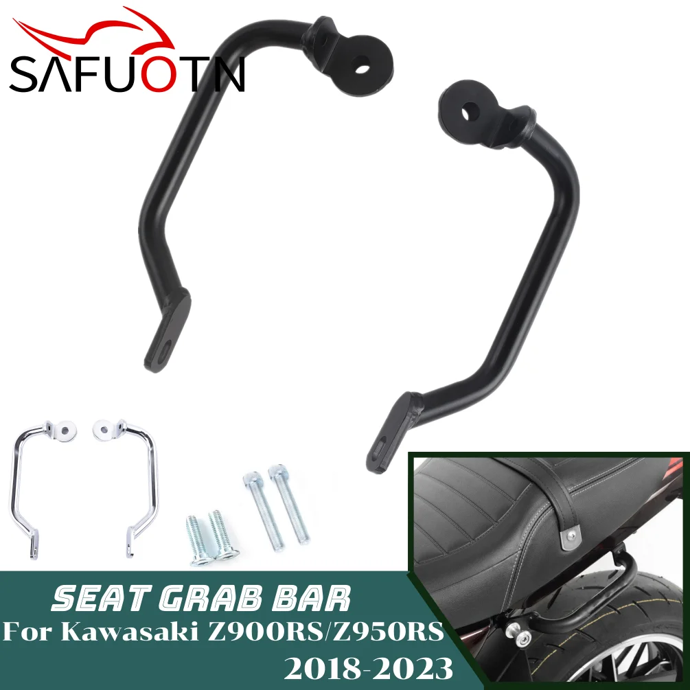

Z900RS Rear Grab Bars Rear Seat Pillion For Kawasaki Z900 RS SE Cafe ABS 2018-2024 Motorcycle Passenger Grab Rail Handle Parts