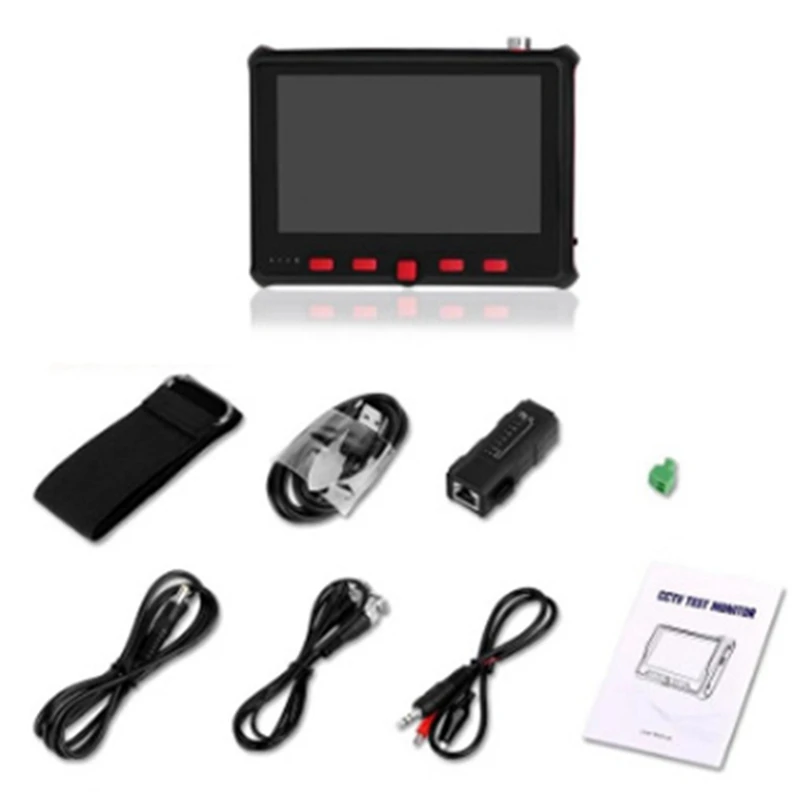 CCTV Tester 4-In-1 Portable Camera Tester 8MP AHD/ TVI/ CVI/CVBS Analog Tester 4.3-Inch LCD Moniter Analog Video Test
CCTV Tester 4-In-1 Portable Camera Tester 8MP AHD/ TVI/ CVI/CVBS Analog Tester 4.3-Inch LCD Moniter Analog Video Test
