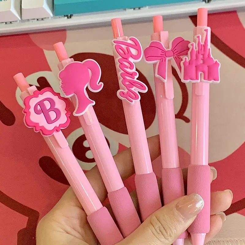 New Barbie Gel Pen Kawaii Cartoon Barbie Pink Neutral Pen Signature Pen Student Writing Pen School Supply Stationery Girls Gift
New Barbie Gel Pen Kawaii Cartoon Barbie Pink Neutral Pen Signature Pen Student Writing Pen School Supply Stationery Girls Gift