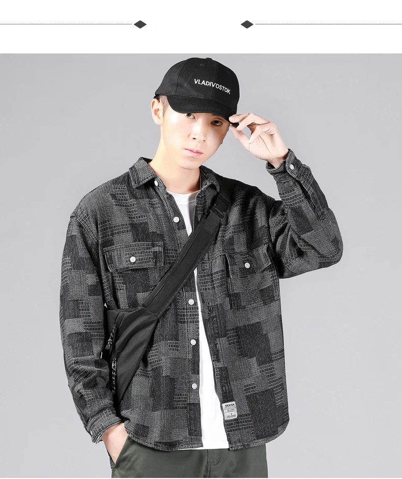 Personality Jacquard Men's Denim Shirt New Fashion Oversized Hip-hop Print Splicing Jeans Shirt Male Streetwear Plus Size 5XL 10 Mallzona S6e23865c716a434ba7366a8ff8966936W Personality Jacquard Men's Denim Shirt New Fashion Oversized Hip-hop Print Splicing Jeans Shirt Male Streetwear Plus Size 5XL Mallzona