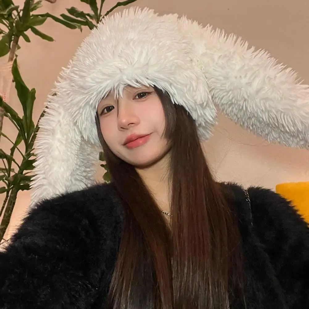 Knitted Plush Cap Fluffy Cozy Winter Hat with Long Rabbit Ears Plush Warm Windproof for Unisex Party Cosplay Lightweight Ear
Knitted Plush Cap Fluffy Cozy Winter Hat with Long Rabbit Ears Plush Warm Windproof for Unisex Party Cosplay Lightweight Ear