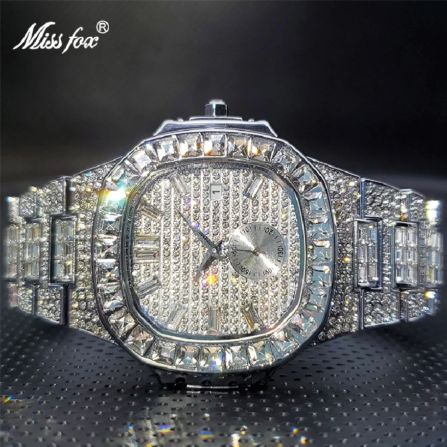 Men's Moissanite Watch With Double Dial New Classic Square Ice Out Large Men Wristwatch Waterproof Wholesale Froze Bijoux Homme
Men's Moissanite Watch With Double Dial New Classic Square Ice Out Large Men Wristwatch Waterproof Wholesale Froze Bijoux Homme