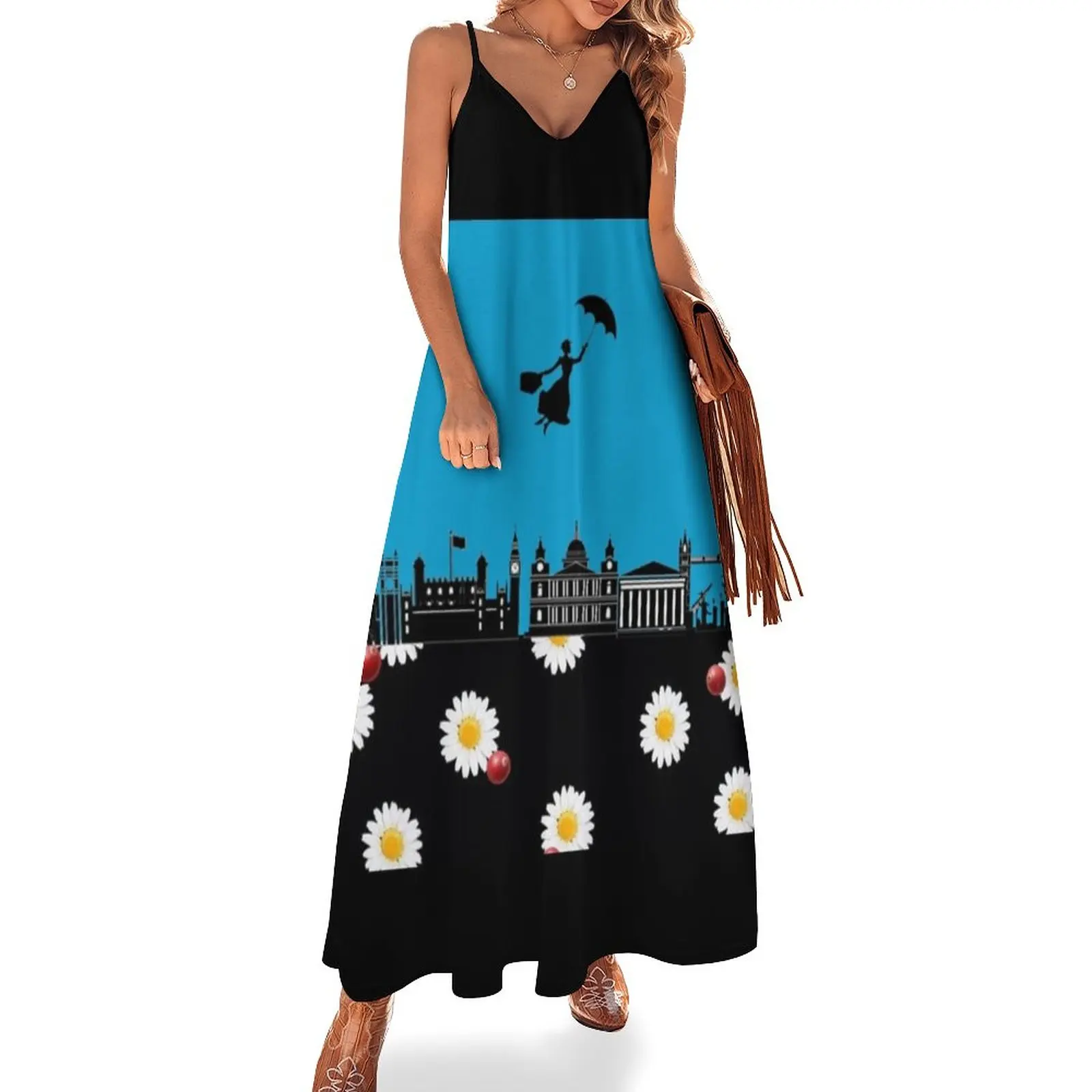 

Mary Poppins Sleeveless Dress women's clothing trend 2023 summer women's dress 2023 Women's skirt Summer women's clothing