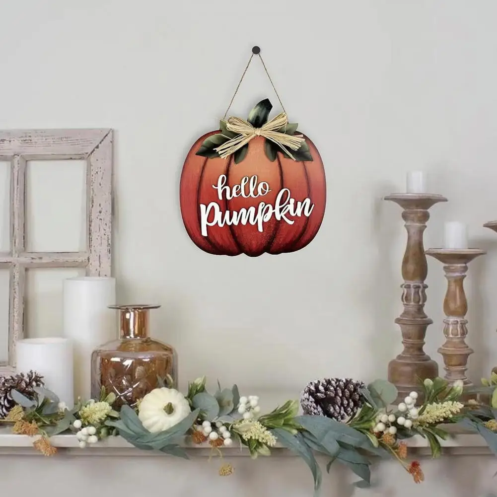 

Rustic Halloween Door Decor Hello Pumpkin Door Sign Rustic Wooden Pumpkin Door Sign for Indoor/outdoor Fall Decor for Halloween