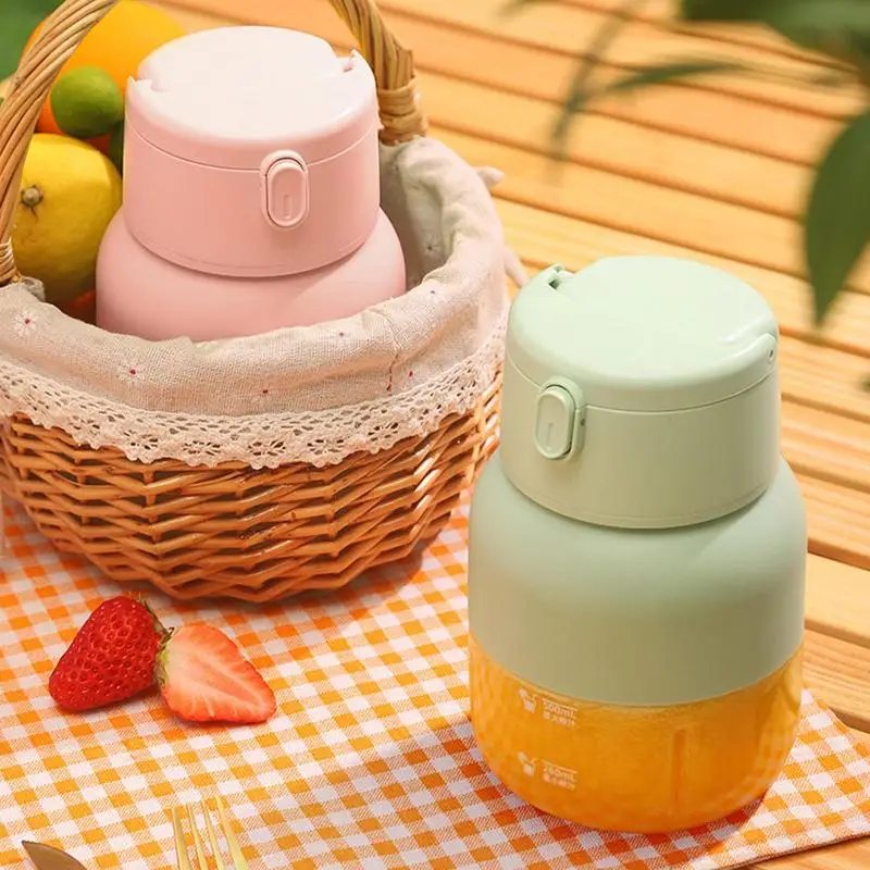 

Портативные блендеры для фруктового сока, летняя персональная электрическая мини-бутылка, домашняя USB перезаряжаемая соковыжималка, стаканчик для кухни, соковыжималка
