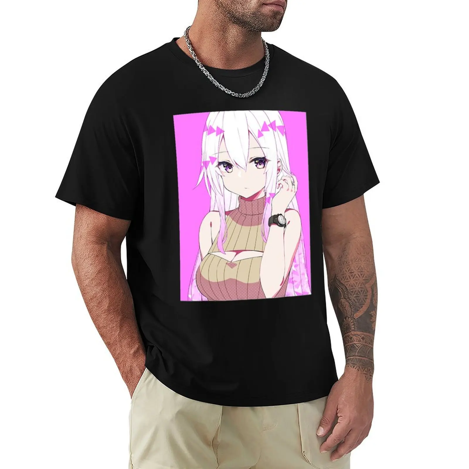 Anime Girl Pastel Pink Aesthetic Japanese Lewd Waifu T-shirt summer top korean fashion mens tall t shirts
Anime Girl Pastel Pink Aesthetic Japanese Lewd Waifu T-shirt summer top korean fashion mens tall t shirts