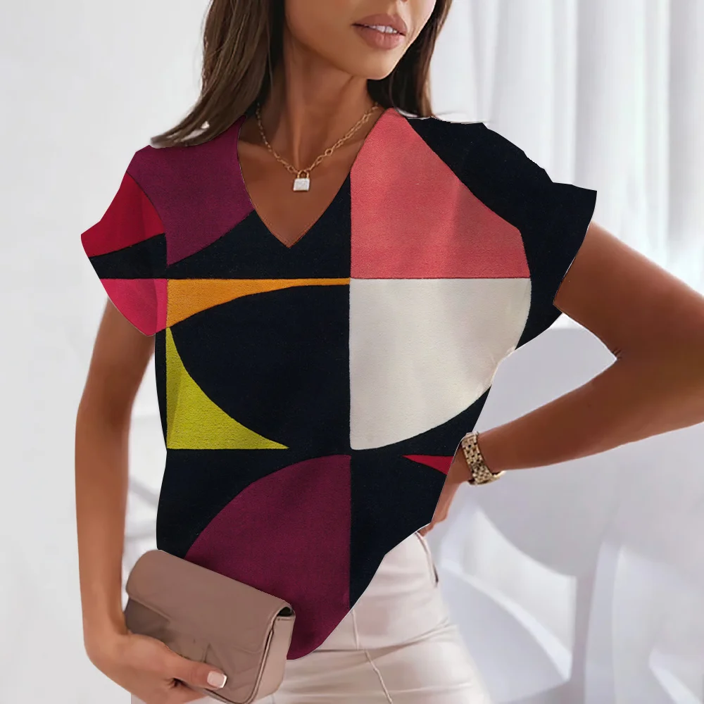 Summer Women's 3d Graphics T shirt Women Fashion T-shirt V-neck Tops Tees Y2k Clothes Ladies Tees Shirt Female Camiseta Colorful
Summer Women's 3d Graphics T shirt Women Fashion T-shirt V-neck Tops Tees Y2k Clothes Ladies Tees Shirt Female Camiseta Colorful