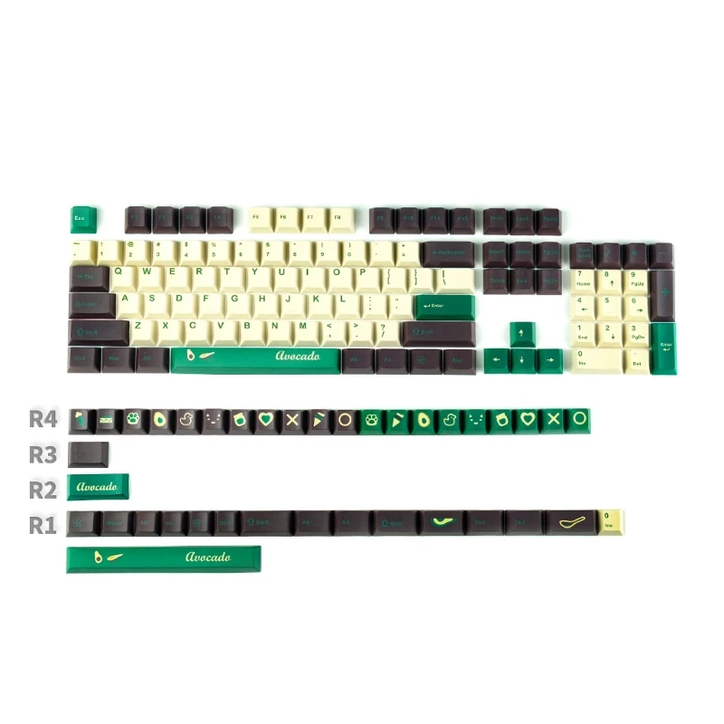 141Key Cherry Avocado Keycap PBT Dye Sublimation for Mechanical Keyboard Dropship
141Key Cherry Avocado Keycap PBT Dye Sublimation for Mechanical Keyboard Dropship