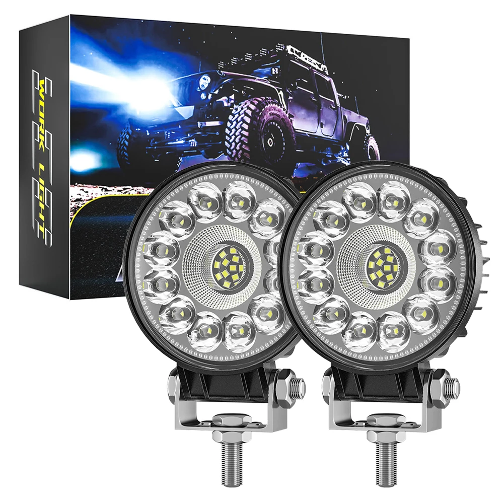 4 Inch 80W Work Light Offroad Car LED Running Lights Spotlight Daytime Running Light For Car LED Spot Light Warning Fog Lamp
4 Inch 80W Work Light Offroad Car LED Running Lights Spotlight Daytime Running Light For Car LED Spot Light Warning Fog Lamp