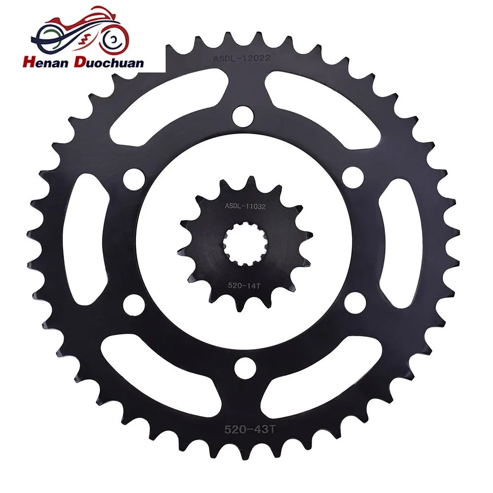 520 14T 43T Front Rear Sprocket for Kawasaki EX250 EX 250R EX Ninja 250 R 250R Ninja250R 2008-2012 15 43 Tooth Gear Wheel Cam
520 14T 43T Front Rear Sprocket for Kawasaki EX250 EX 250R EX Ninja 250 R 250R Ninja250R 2008-2012 15 43 Tooth Gear Wheel Cam