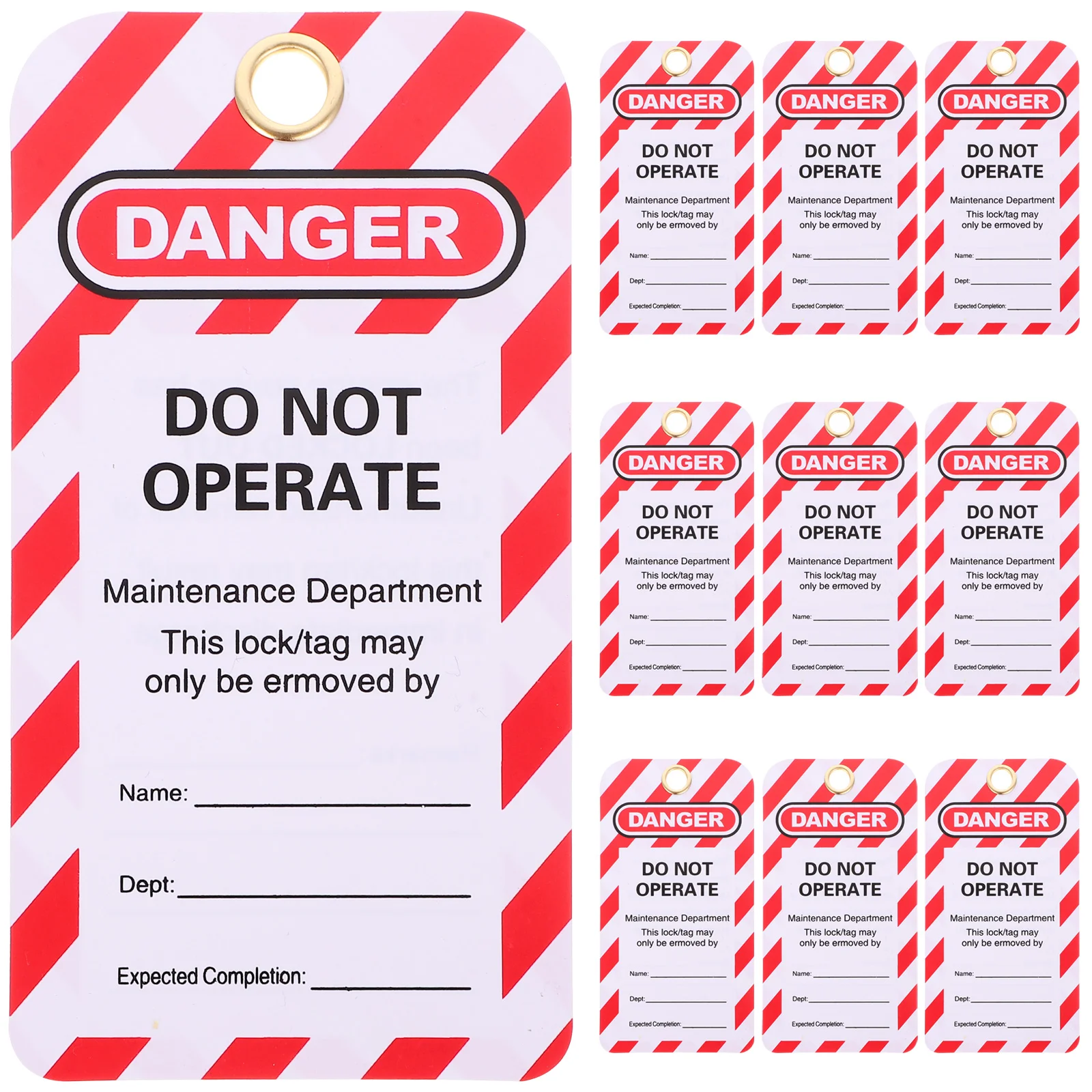 10 Pcs Safety Tags Do Not Operate Hanging Devices Equipment Lock Out Lockout Pvc Danger Warning Labels
10 Pcs Safety Tags Do Not Operate Hanging Devices Equipment Lock Out Lockout Pvc Danger Warning Labels