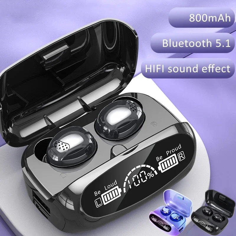

Беспроводные наушники-вкладыши M32 Mini Bluetooth 5,1, стерео наушники с сенсорным управлением, наушники с микрофоном, Спортивная игровая Hi-Fi Музыкальная гарнитура, наушники