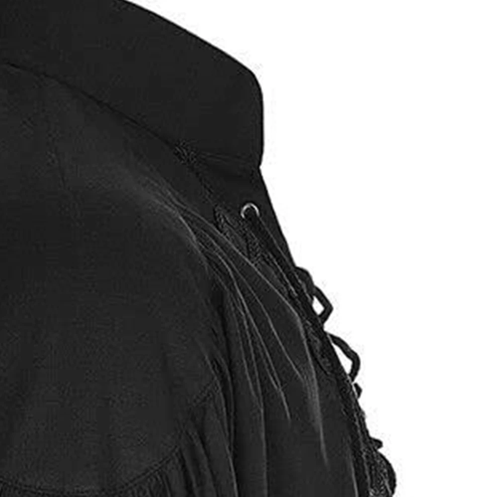 Mens Long-Sleeve Mens Top Stand-Up Collar Top Victorian Vintage Punk Puff Retro Stage Costume Clothing Lace-Up
Mens Long-Sleeve Mens Top Stand-Up Collar Top Victorian Vintage Punk Puff Retro Stage Costume Clothing Lace-Up