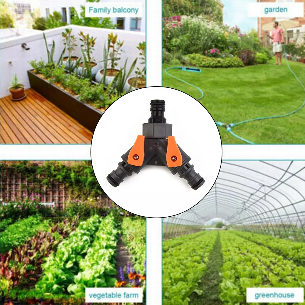 Garden Tap Hose Connectors Tap Water Splitter Y Type Water Diverter Valve Garden Agriculture Irrigation Water Pipe Garden Tools
Garden Tap Hose Connectors Tap Water Splitter Y Type Water Diverter Valve Garden Agriculture Irrigation Water Pipe Garden Tools