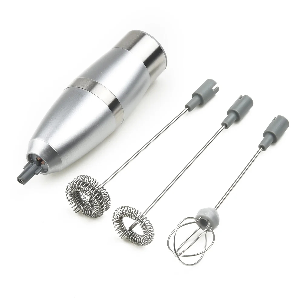Powerful Electric Milk Frother With 3pcs Stainless Steel Spring Whisk Foam Maker Drink Mixer Hand Milk Foamer For Coffee Kitchen
Powerful Electric Milk Frother With 3pcs Stainless Steel Spring Whisk Foam Maker Drink Mixer Hand Milk Foamer For Coffee Kitchen
