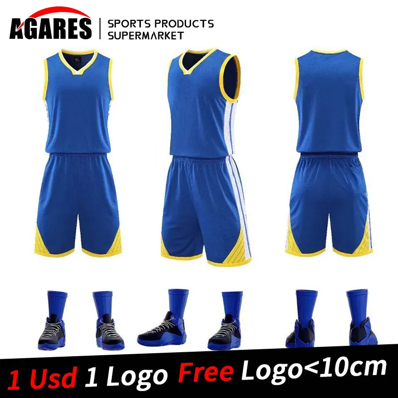 Youth Adult Basketball Jersey Set Women Men Basketball Uniform V-Neck Basketball Clothes Shot Training Shirt Shorts Sports Suit
Youth Adult Basketball Jersey Set Women Men Basketball Uniform V-Neck Basketball Clothes Shot Training Shirt Shorts Sports Suit