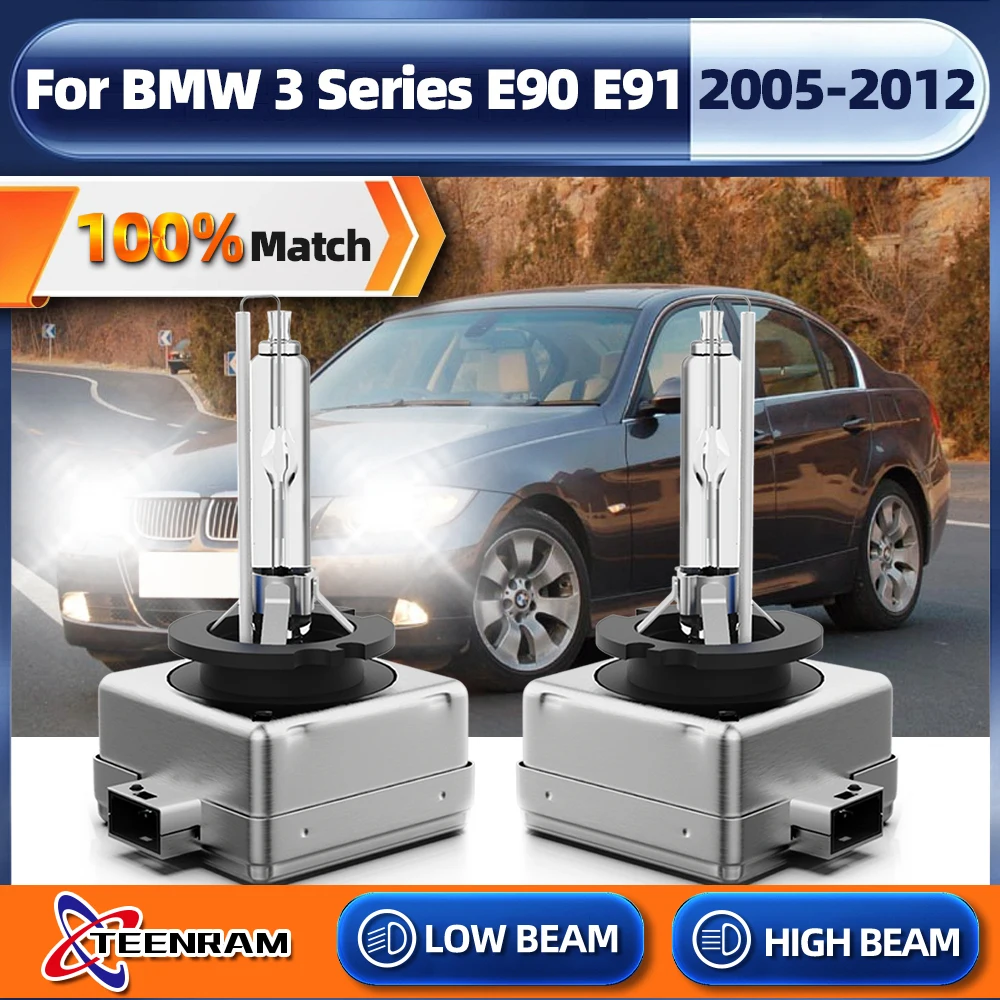 2Pcs Car Headlight D1S Xenon HID Car Bulbs 35W Headlamp 6000K Auto Lamp 12V For BMW 3 Series E90 E91 2005-2009 2010 2011 2012
2Pcs Car Headlight D1S Xenon HID Car Bulbs 35W Headlamp 6000K Auto Lamp 12V For BMW 3 Series E90 E91 2005-2009 2010 2011 2012