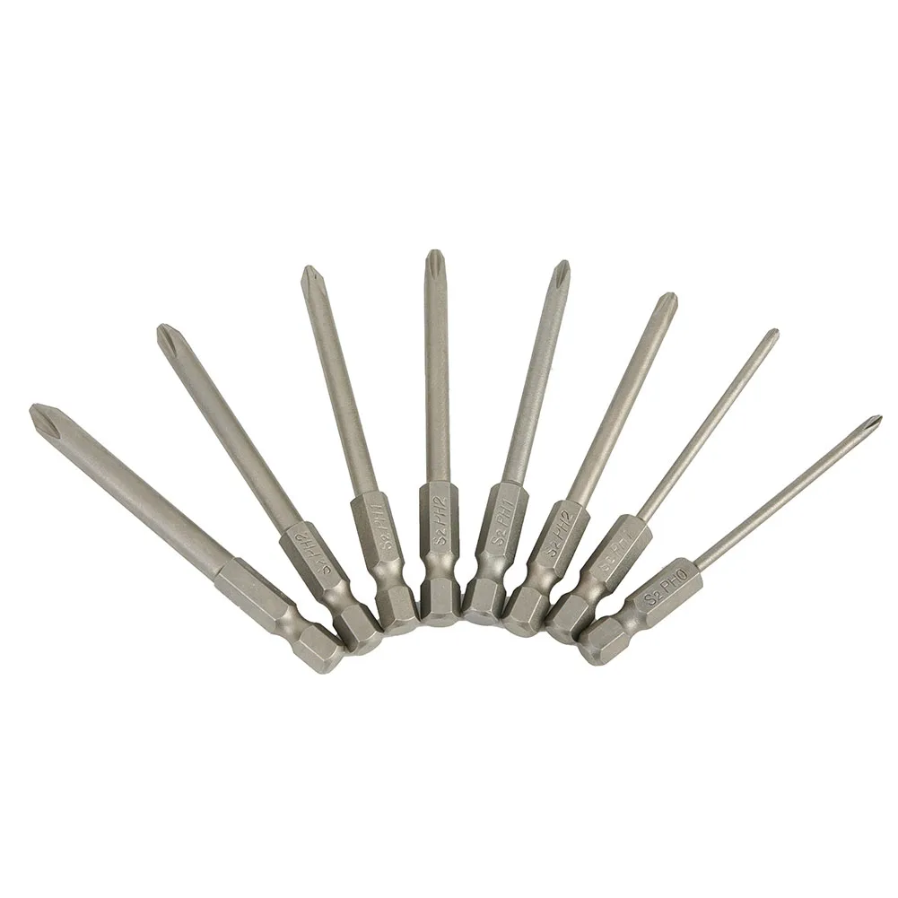Set Long Screwdriver Bits Magnetic Head Cross Hex Alloy Steel Air drills 8pcs 75mm Brand New Nobby Fashionable New
Set Long Screwdriver Bits Magnetic Head Cross Hex Alloy Steel Air drills 8pcs 75mm Brand New Nobby Fashionable New