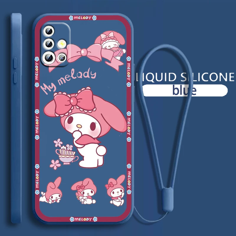 Cartoon Cute Melody For Samsung Galaxy A71 A51 A81 A91 A41 A31 A21S A11 A01 A50 A30 A20S Silicone Liquid Rope Phone Case Fundas
Cartoon Cute Melody For Samsung Galaxy A71 A51 A81 A91 A41 A31 A21S A11 A01 A50 A30 A20S Silicone Liquid Rope Phone Case Fundas