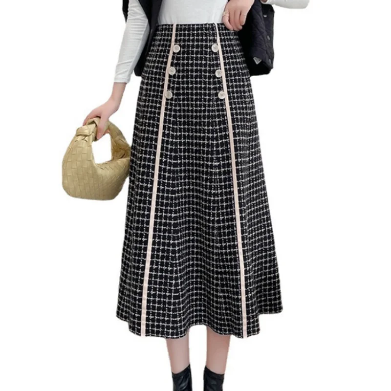 2023 New Tartan Pleated Skirt Mid-Length High Waist A- line Big Hem Dress Umbrella Skirt Knitted Skirt Women's Autumn
2023 New Tartan Pleated Skirt Mid-Length High Waist A- line Big Hem Dress Umbrella Skirt Knitted Skirt Women's Autumn